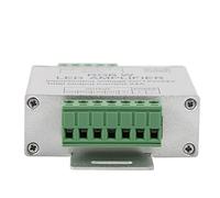 ZASCHMOY Amplificador RGBW optimizado: Circuito de Salida de 4 Canales DC12-24V 24A para Control Mejorado de Tiras de LED, Perfecto para Eventos y Exposiciones