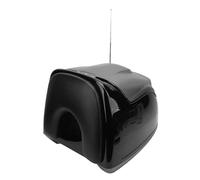 ZASCHMOY Baúl para Motocicleta de 38 L, Estilo Retro, Resistente Al Agua, Alta Resistencia, Gran Capacidad, Baúl para Bicicleta Eléctrica, Scooter Ti Gold (Gold)