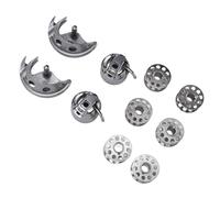 ZASCHMOY Bobbins Bobbin Case Shuttle Hook Set, un Repuesto para Máquinas de Coser Domésticas, Adecuado para Modelos Más antiguos. Incluye 2 Ganchos para Columpio, 2 Cajas de Hilo y 6 carretes.