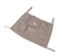 ZASCHMOY Bolsa Colgante de Malla para Cochecito de bebé, Organizador de Gran Capacidad para Almacenamiento de Cochecito, Versátil y Elegante, Diseño de Ardilla Negra (Oso caqui)