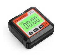 ZASCHMOY Buscador de ángulos Digital, Herramienta de Nivel Electrónico con Base Magnética con Pantalla LCD para Ingeniería de Construcción de Carpintería, Función de Retención de Datos (WHITE)