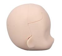 ZASCHMOY Cabeza en Blanco de Muñeca Articulada con Bola Personalizada a Escala 1/12, Maquillaje DIY, Exquisita Cabeza de Muñeca de Cemento de Plástico Extraíble (Blanco lechoso)