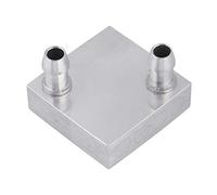 ZASCHMOY Cabezal Eficiente de Enfriamiento de Agua 40x40 Mm con Estructura de Efluentes Superiores para Radiador de CPU y Uso Industrial - Construcción de Aleación de Aluminio Premium