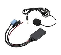 ZASCHMOY Cable de Entrada Auxiliar Bluetooth 5,0, Conector ISO de 3,5mm, 8 Pines, 7 607 897 093, Micrófono Manos Libres de Repuesto para Reproductores de CD