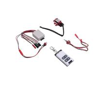 ZASCHMOY Cabrestante de Metal RC con Control Remoto para Vehículos Modelo Escala 1/10 - Compatibilidad Universal con Adaptador de Enchufe JST y T - Ideal para Autos, Axial, SCX10, D90, HPI Crawler