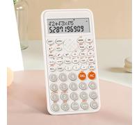 ZASCHMOY Calculadoras Científicas, Calculadora de Escritorio con 240 Funciones Pantalla LCD de 2 Líneas, Ideal para Cursos Principiantes y Avanzados, Escuela Secundaria o (White)