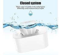 ZASCHMOY Calentador de Toallitas, Estuche Portátil de Gran Capacidad para Toallitas Calientes con Control de Temperatura Constante para para Bebés para Pieles Sensibles