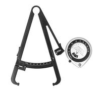 ZASCHMOY Calibrador de Grasa Corporal Cinta Métrica IMC Calibradores de Pliegues Cutáneos Juego de Herramientas para Medir Grasa Corporal con Plástico ABS y Cinta de PVC para Abdomen