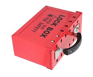 ZASCHMOY Centro de Bloqueo de Estación de Candados - Estante de Administración de Cerraduras con Placa de Acero Duradero para 12 Cerraduras - A Prueba de Humedad y óxido - Ideal para Uso Industrial