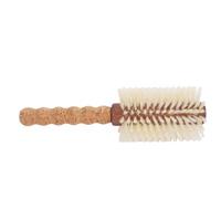 ZASCHMOY Cepillo de Pelo Redondo con de Corcho, Cepillo Voluminizador para Secado por Soplado con Cerdas de Nailon Mixtas para Mujeres, Cabello Fino y Fino hasta los Hombros (Talla corta Grande)