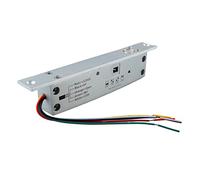 ZASCHMOY Cerradura de Perno Eléctrico DC 12V 5 Líneas | Retraso de Tiempo Ajustable y Pantalla LED | Cerradura de Puerta de Aleación de Aluminio Duradera Antipalanca para Mayor Seguridad (Desbloqueo