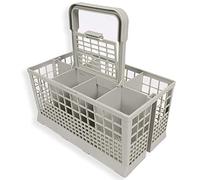 ZASCHMOY Cesta Universal para Cubiertos de Lavavajillas, 24*14*12cm, Organizador de Rack de Repuesto con 8 Compartimentos, Se Adapta a la Mayoría de los Lavavajillas, para Utensilios de