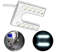 ZASCHMOY con Base Magnética para Máquina de Coser - Iluminación Brillante y Ajustable para Costurera - 10 Cuentas LED, 50.000 Horas de Vida útil, Alternativa de Ahorro de Energía