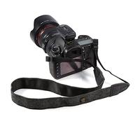 ZASCHMOY Correa de Correa para el Cuello del Hombro de la Cámara Vintage con Superficie Antideslizante para SLR DSLR-Diseño de Cuero de Algodón Liviano y PU Ajustable en Marrón (Gris Oscuro)