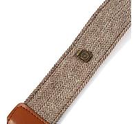 ZASCHMOY Correa de Correa para el Cuello del Hombro de la Cámara Vintage con Superficie Antideslizante para SLR DSLR-Diseño de Cuero de Algodón Liviano y PU Ajustable en Marrón (Brown)