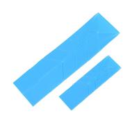 ZASCHMOY Cuchara Medidora Plana Cuchara de Cocina Magnética Plegable Juego de Cucharas Medidoras 3 en 1 para Hornear Cocinar Material PP 2 Piezas Tamaño Grande Pequeño (BLUE)