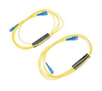 ZASCHMOY Divisor de Fibra óptica 1x2: Baja Pérdida de Inserción 3,8 DB máx., Uniformidad de Canal 0,6 DB máx., Alta Confiabilidad y estabilidad. Adecuado para Sistemas de Comunicación de Fibra