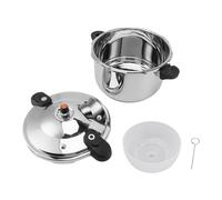 ZASCHMOY Eficiente Olla a Presión de 80 KPa con Dual, un Gran Vendedor de Presión de Acero Inoxidable de 10 Litros para Cocinar Rápida sobre Gas y Estufa Eléctrica (10L)