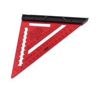ZASCHMOY Escuadra de Viga de 7 Pulgadas con Nivel - Escuadra Triangular de Aleación de Aluminio de Alta Precisión para Carpintería y Carpintería (rojo)