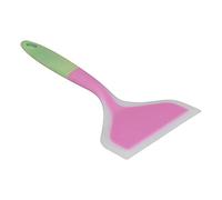 ZASCHMOY Espátula de Boca Ancha de Silicona Transparente Bicolor, Apta para Cocinas Domésticas para Hacer Tortitas y sofreír. Cabeza de Espátula Azul Antiadherente, Resistente Al calor. Un (Cabeza