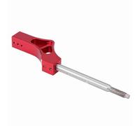 ZASCHMOY Extensor de Palanca de de Ajustable, Accesorio de Actualización de Palanca de Manual de Aluminio y Acero Inoxidable, Rojo 170 Mm (rojo)
