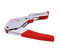 ZASCHMOY Herramienta de Engarzado RJ45, Herramienta de Engarzado de Red de Grado Profesional con Pelacables y Cortador, para Instalaciones Ethernet y Terminación de Red Precisa (WX-518A)