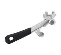 ZASCHMOY Herramienta para Abrir Cubos para Tapa de Lata de Pintura Metálica de 5 Galones - Llave de Tambor de Aluminio Duradera - Se Adapta a Tapas de Tapón Estándar - Ideal para Uso Doméstico e