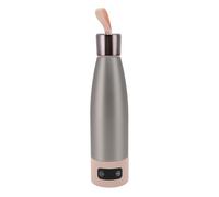 ZASCHMOY Hervidor Eléctrico Portátil de 350 Ml, Acero Inoxidable, Calefacción Inalámbrica, Batería Grande de 15000 MAh, Hervidor de Viaje, Uso Doméstico, Botella Termo de Agua Caliente Personal