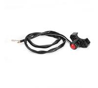 ZASCHMOY Interruptor de Botón de Arranque y Parada del Motor del Manillar de la Motocicleta para Pit Dirt Bike ATV Quad Modelo A - Aluminio Mecanizado CNC, Resistente Al Agua, Fácil Instalación