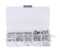 ZASCHMOY Juego de 200 Tornillos Prisioneros M3/M4/M5/M6/M8 Tornillos de Punta Cónica Hexagonal de Acero Inoxidable para Instrumentos de Precisión - Caja de Almacenamiento Duradera y Fácil de Usar