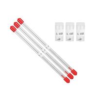 ZASCHMOY Juego de 3 Piezas de Repuesto de Boquilla y Aguja de Aerógrafo de 0,4 Mm para Pistola Pulverizadora - Acero Inoxidable de - Se Adapta a la Mayoría de Pistolas Pulverizadoras - Fácil