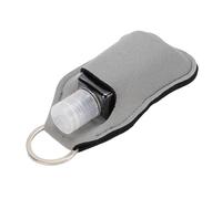 ZASCHMOY Juego de 50 Llaveros para Botellas de Viaje Vacías, Kit de Botellas Portátiles de 30 Ml, Reutilizables con Gancho para Loción Desinfectante de Manos, Artículos de Tocador, (GREY)