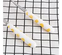 ZASCHMOY Juego de Cubiertos de Cocina para Niños, Cuchillo, Tenedor, Cuchara de Acero Inoxidable, 2 uds., Rosa, Utensilios Duraderos y No Tóxicos con Caja de Almacenamiento (YELLOW)