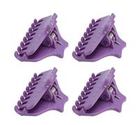 ZASCHMOY Juego de Garras para Rizador Cabello, Abrazaderas Mandíbula Permanente Voluminizadora Primera Calidad Estilismo Salón, 25 uds., Acero Inoxidable ABS, 5x3cm