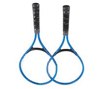 ZASCHMOY Juego de Raquetas de Tenis para Niños de Aleación de Hierro: Apto para Principiantes con Marco de, Asas Ergonómicas, Completo con Pelotas de Tenis y Bolsa de Transporte, (Blue)