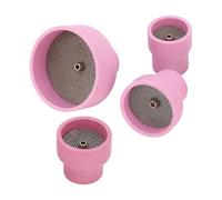 ZASCHMOY Juego de Vasos TIG de Cerámica - Vasos de Soldadura Resistentes a Altas Temperaturas de 2,4 Mm de Diámetro Interior para Pistolas WP9/20/25/17/18/26 - Perfecto para Aluminio, Mg, Ti y Más -