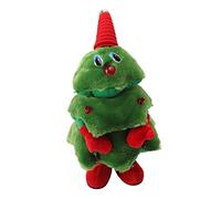 ZASCHMOY Juguete de Peluche de árbol de Navidad Eléctrico Que Canta y Baila con 8 Canciones Que Suenan Continuamente, Brillando y Balanceándose, Lindo Juguete de Peluche Eléctrico para niños.