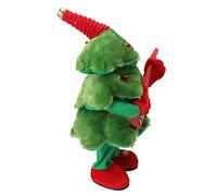 ZASCHMOY Juguete de Peluche de árbol de Navidad Eléctrico Que Canta y Baila con 8 Canciones Que Suenan Continuamente, Brillando y Balanceándose, Lindo Juguete de Peluche Eléctrico para niños. (Árbol