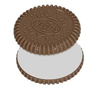 ZASCHMOY Juguete Deslizante Magnético con Punta de Dedo - Juguete para Aliviar el Estrés en Forma de Galletas, Control Deslizante Sensorial de bajo Ruido para Ansiedad y Concentración - Regalo (BROWN)