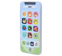 ZASCHMOY Juguete Educativo para Teléfono Móvil con Música Ligera para Bebés - Teléfono Móvil Simulado para Niños - Máquina de Aprendizaje Colorida con 8 Modos - Construcción de Plástico Segura -