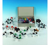 ZASCHMOY Kit de Modelo Molecular, 4 Juegos Opcionales 122PCS 179PCS 240PCS 444PCS Herramientas de Aprendizaje de Ciencias Químicas con átomos Teclas de Enlace Orbitales, para