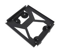 ZASCHMOY Kit de Montaje en Techo Rectangular para Automóvil Satelital - Base Plana Sin Costuras Fuerte Adsorción para Antena Terrestre Mini RV Van Boat - Aleación de Aluminio Duradera - Fácil