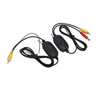 ZASCHMOY Kit Receptor y Transmisor de Vídeo Inalámbrico, Interfaz GPS AVIN, Resistente Al Agua, para de Monitor de Cámara de Respaldo de Coche con Línea de DVD (con Cable DVD)