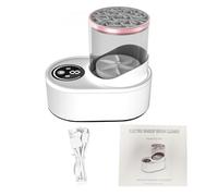 ZASCHMOY Limpiador de Brochas de Maquillaje Eléctrico Máquina Automática de Limpieza de Brochas de Maquillaje 3 en 1 Herramienta Limpiadora de Cosméticas USB con Cuerpo (HZ-008)