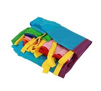 ZASCHMOY Los Niños Juegan con Paracaídas Arcoíris Multicolor - Tela Oxford Duradera para Juegos Al Aire Libre - Juguete de Desarrollo de Trabajo en Equipo para Niños - 6 M de Diámetro (3,6 m/11,8