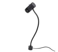 ZASCHMOY Luz de Trabajo Magnética LED de Color Blanco Frío de 7 W con Base de Cuello de Cisne de Aluminio flexible. Adecuado para Máquinas de Coser, Parrillas y Escritorios de estudio. Enchufe