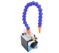 ZASCHMOY Manguera de Refrigerante con Base Magnética: Entrada de 1/4 de Pulgada y Salida de 1/2 Pulgada, Tubo de Refrigerante de Aceite de 300 Mm de Largo con Soporte de Base Magnética Ajustable