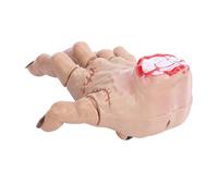 ZASCHMOY Mano de la Cosa del Miércoles, Accesorio de Mano Espeluznante para Gatear con Control Remoto para Decoraciones de Halloween, Cosplay, Casa Encantada