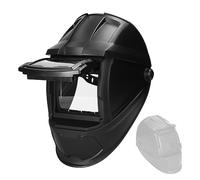 ZASCHMOY Máscara de Soldadura con Oscurecimiento Automático, Casco de Soldadura Montado en la Cabeza con Pantalla LCD y Ajustes Ajustables, para Protección de Ojos y Cara contra