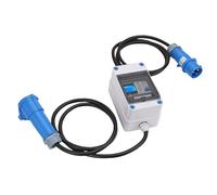 ZASCHMOY Medidor de Electricidad Digital Móvil, Medidor KWH Portátil de 16 A con Pantalla LCD Retroiluminada Grande, Cable de Goma de Alto Rendimiento de 1,4 M, para Electrodomésticos